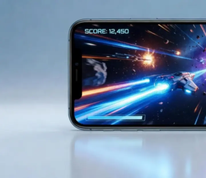 Astro Duel 2 játékkép: intenzív űrcsata futurisztikus arénában